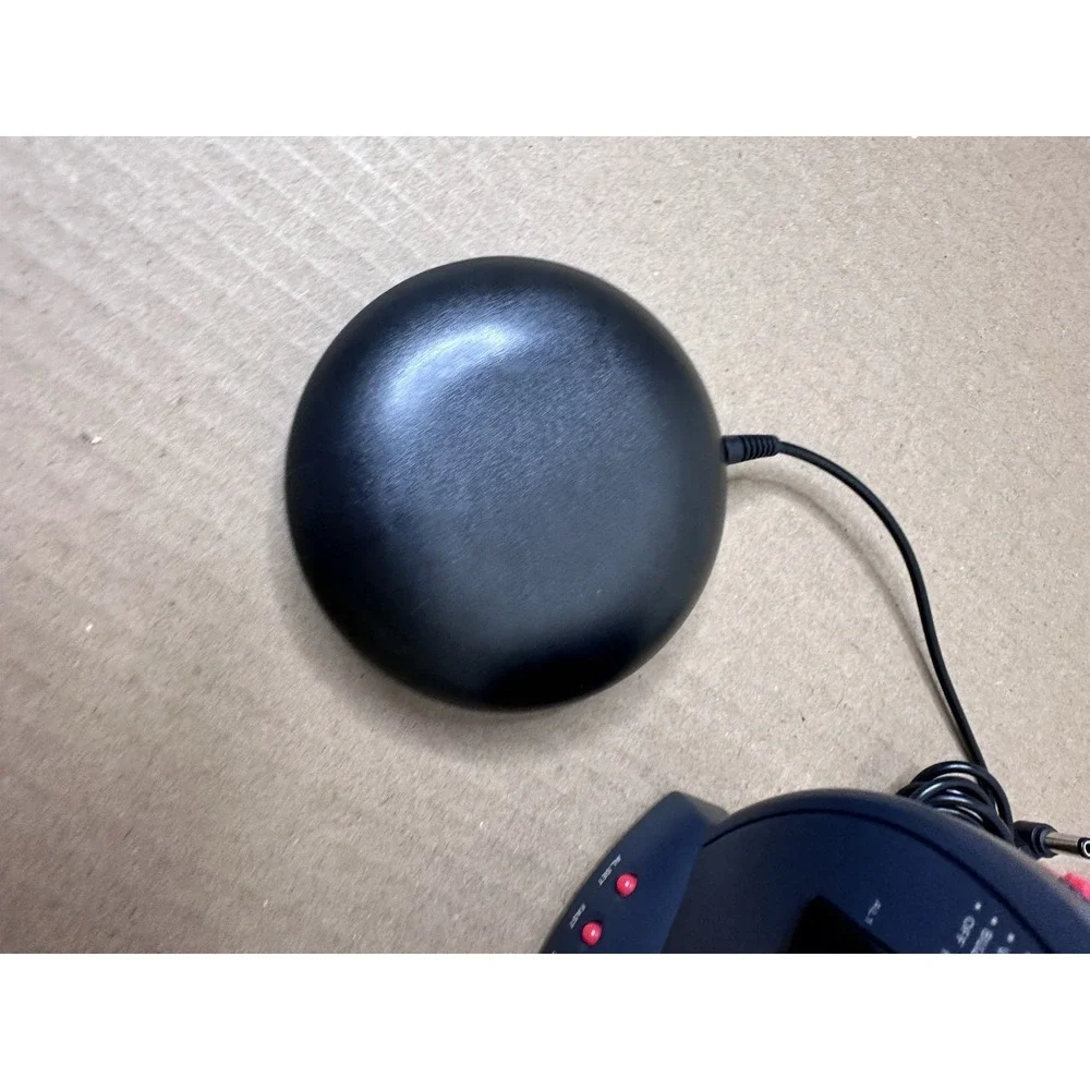 Sonic Alert Sonic Bomb Alarm Clock Vibrating Bed Shaker Black Red SBB500SS-v2